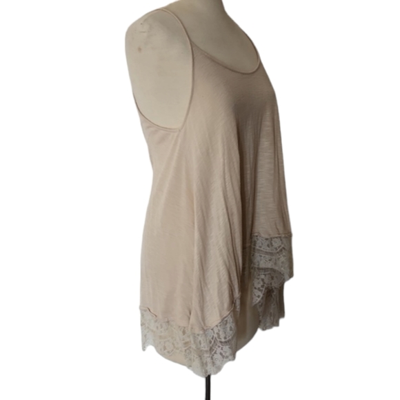 Neutral Lace Freshman 1996 Tank Top Lace Detail Beige Women's Medium - Picture 4 of 6